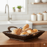 ست سبد نان 3 تایی طرح حصیری یونیک کد 3989 - Image 2