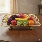 میوه خوری پایه دار سرامیک یونیک کد 1026