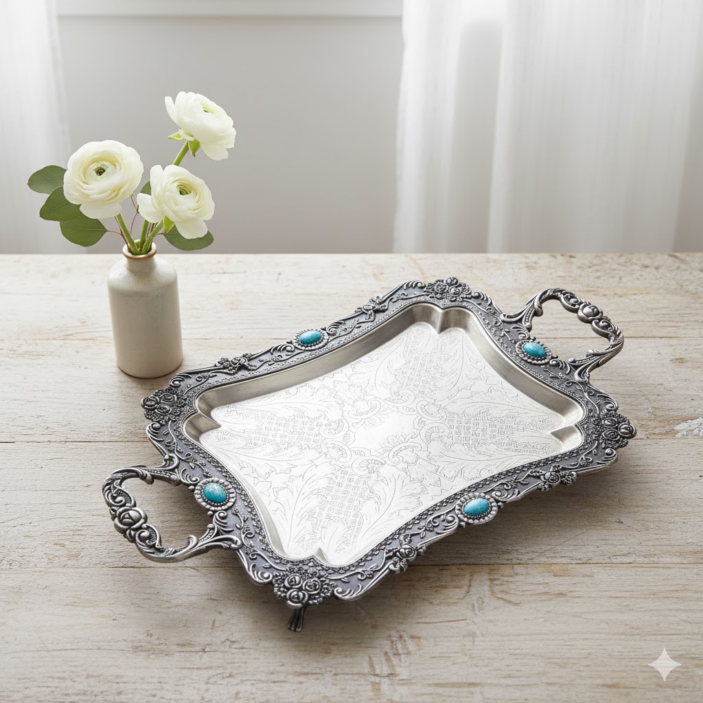 unnamed (19) سینی نقش دار پیوتر یونیک کد 1491 (خارجی ضد زنگ) - Image 1