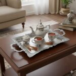 سینی مینیاتور نگین ریز بزرگ یونیک کد 1308 - Image 4