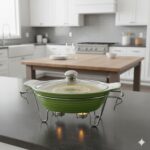 سوفله خوری چینی بیضی متوسط یونیک کد 8524 (رنگی) - Image 2