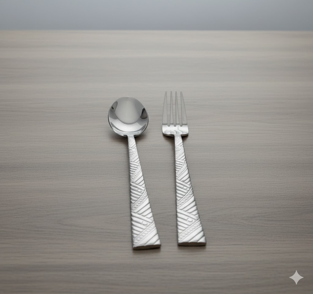 unnamed (6) ست قاشق چنگال یونیک 12 پارچه کد 5980-m - Image 1