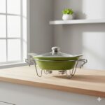 سوفله خوری چینی بیضی متوسط یونیک کد 8524 (رنگی)