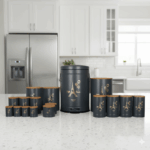 سرویس آشپزخانه 17 پارچه نیوهوم مدل ایفل بامبو کد NH13-1401-GR - Image 2