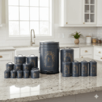 سرویس آشپزخانه 17 پارچه نیوهوم مدل طاق کسری کد NH13-1303GR