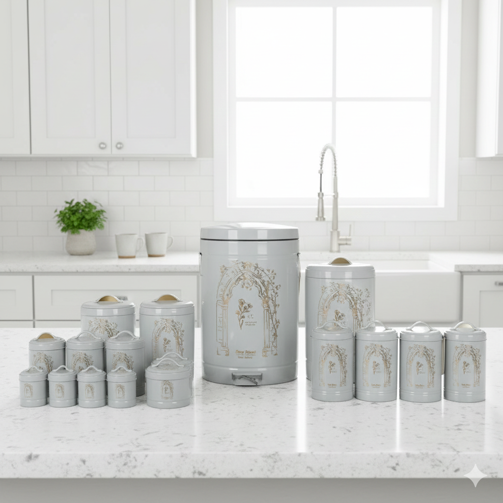 Gemini_Generated_Image_95c35v95c35v95c3 سرویس آشپزخانه 17 پارچه نیوهوم مدل طاق کسری کد NH13-1303IN - Image 1