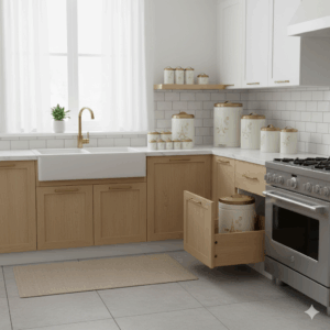 سرویس آشپزخانه 17 پارچه نیوهوم مدل ایفل کد NH13-1301-CR 1 Gemini Generated Image n4mj71n4mj71n4mj