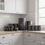 سرویس آشپزخانه 17 پارچه نیوهوم مدل ایفل بامبو کد NH13-1401-GR