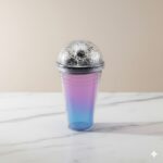 لیوان اسموتی نی دار آکرولیک کهکشانی