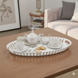 سینی فلزی سفید ایکیا IKEA-ROMANTISK 1 unnamed