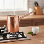 جذوه قهوه استیل طرح مس متوسط