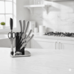 سرویس کارد و ساطور 8 پارچه پروانه یونیک کد 5520 (خارجی درجه یک)