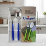 قاشق و چنگال بارسلونا ته کج 12 پارچه یونیک کد 6337