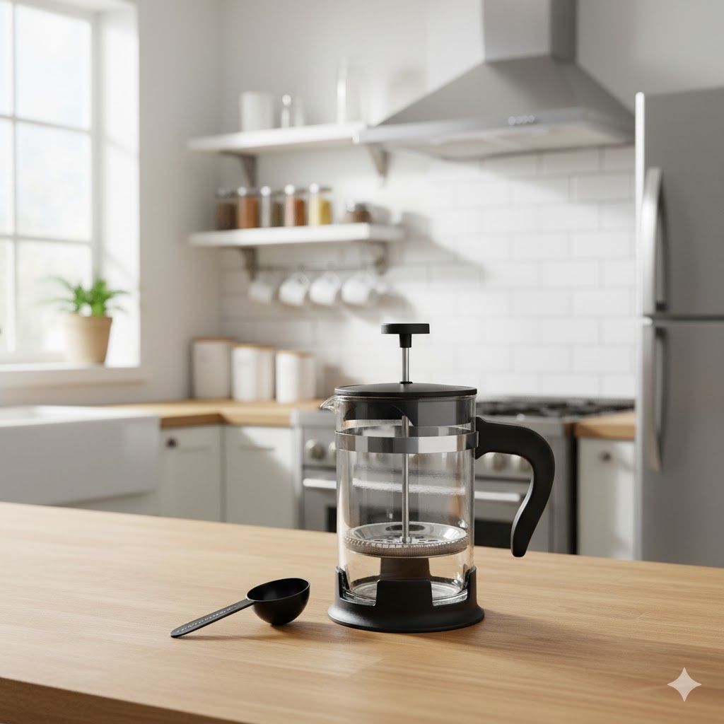 unnamed (1) فرنچ پرس یی تیان مشکی گنجایش 650 سی سی - Image 1