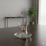 استکان و نعلبکی خارجی طلا عباسی