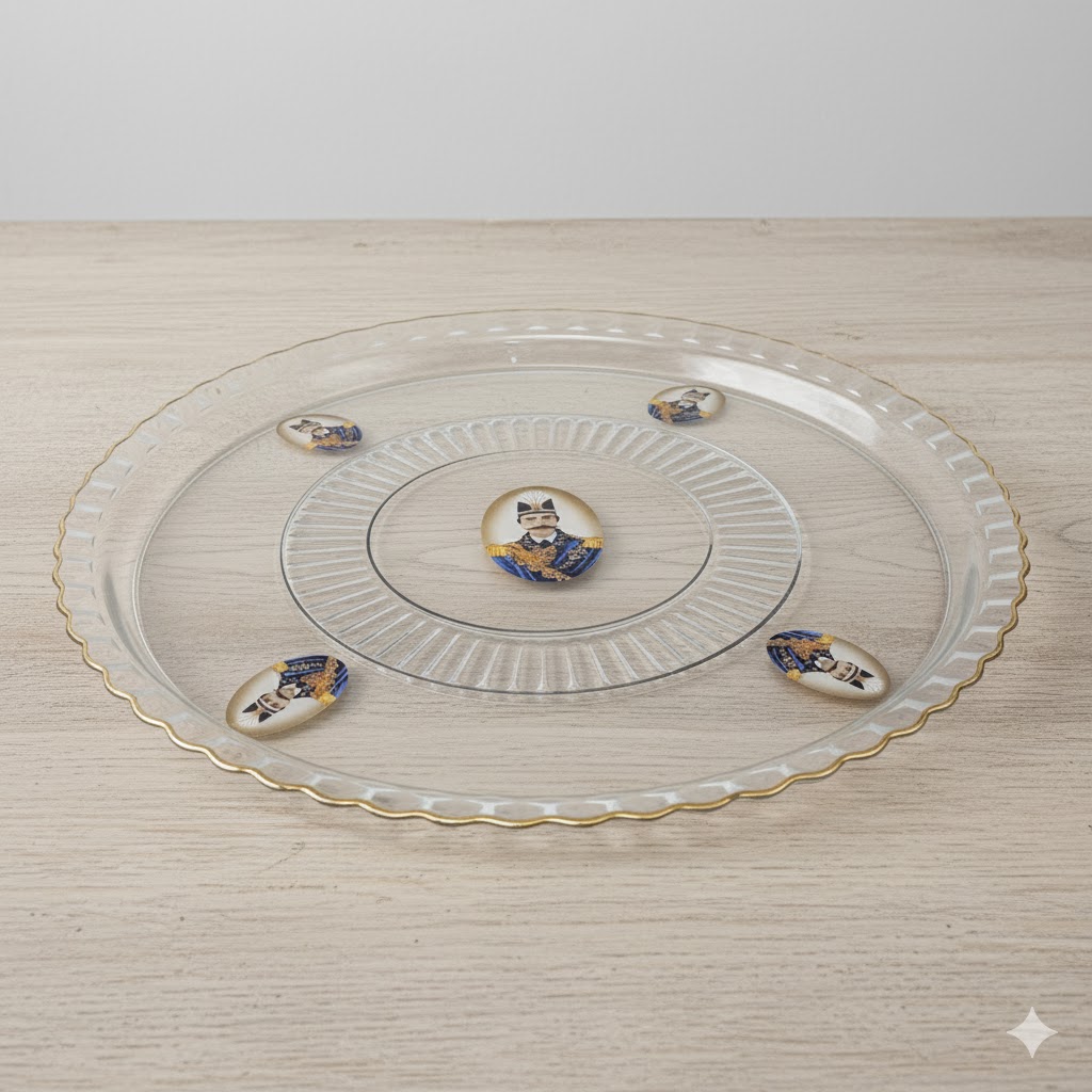 unnamed (10) سینی خارجی طلا عباسی - Image 1