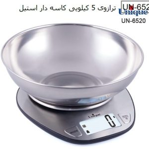 ترازو دیجیتال 5 کیلو استیل خارجی یونیک کد 6520
