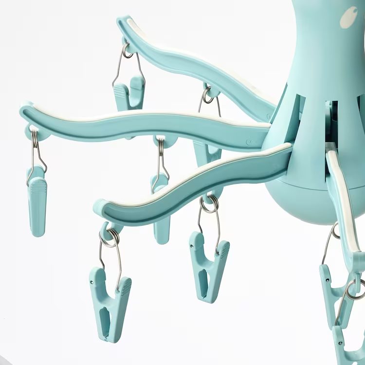 pressa hanging dryer 16 clothes pegs turquoise 1048213 pe843647 s5
