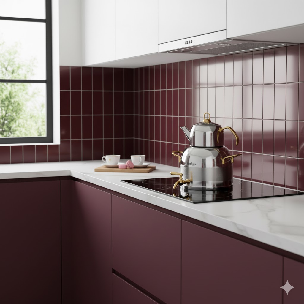 21 کتری و قوری استیل دسته طلایی 5 لیتر یونیک 7274 - Image 2