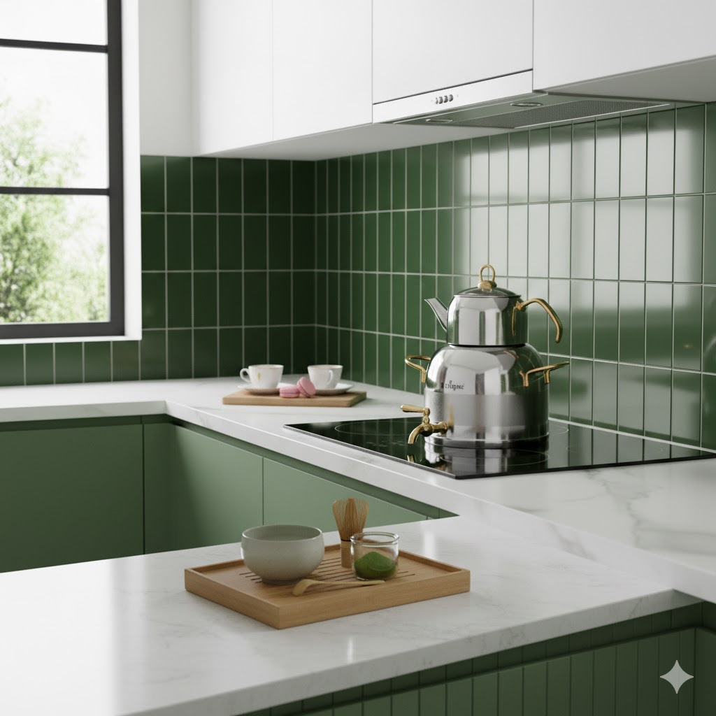 22 کتری و قوری استیل دسته طلایی 5 لیتر یونیک 7274 - Image 1