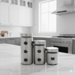 سرویس بانکه 3 سایز استیل سیب ایوو