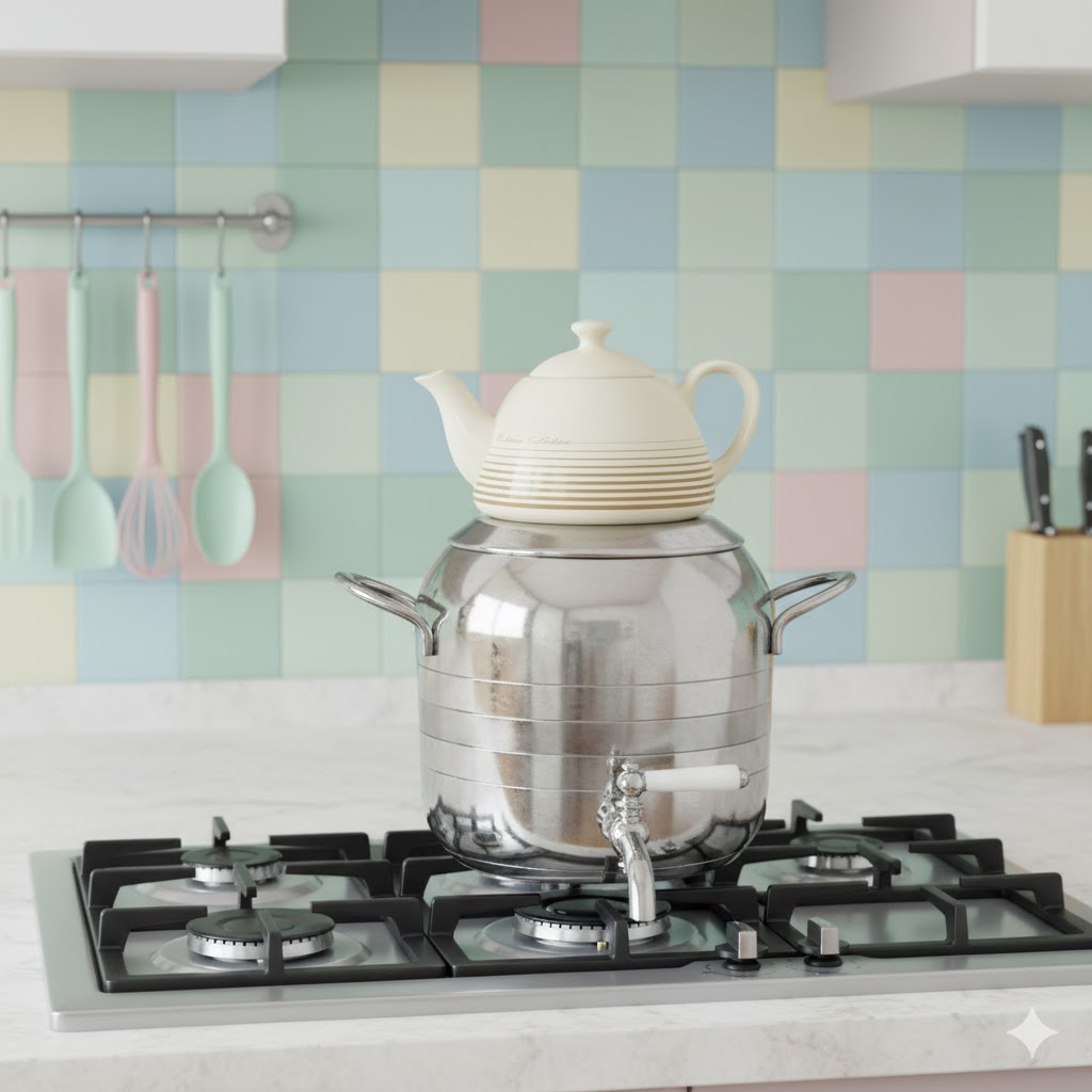 8 کتری و قوری 5 لیتر نیوهوم کد 2525 - Image 1