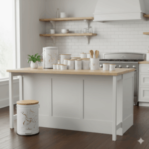 سرویس آشپزخانه 16 پارچه مدل سفید الیزابت ماربل طلایی یونیک 9024 1 Gemini Generated Image bqnyntbqnyntbqny