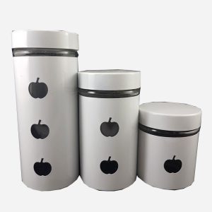 سرویس بانکه 3سایز استیل سیب ایوو