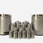 سرویس آشپزخانه 17 پارچه گلکسی نقره ای استیل یونیک 4619 - Image 3