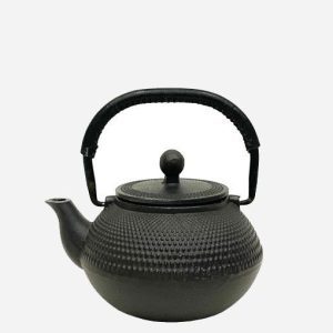 قوری چدن دسته چرمی نقطه ای یونیک کد 6032