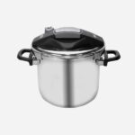 زودپز دوقلو 5 و 7 لیتر استیل طرح یونیک - Image 7