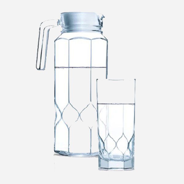 jug-set-with-glasses-luminarc-octime-diamond-1 سرویس پارچ و لیوان دیاموند لومینارک Luminarc diamond - Image 3