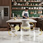 ست پارچ و لیوان پیرکس مدل شیاردار کد 5173-1 - Image 4