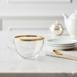 فنجان بیسیک مکس لب طلا V-96