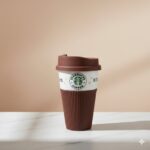 ماگ سرامیکی سیلیکونی مدل استارباکس STAR BUCKS