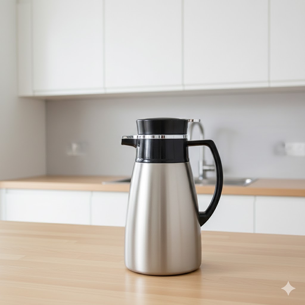 unnamed (25) فلاسک 1 لیتر شیشه صورتی یونیک کد 1821 - Image 1