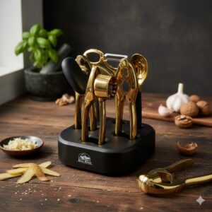 ست ابزار آشپزخانه 7 پارچه پایه ثابت طلایی نیوهوم 1 unnamed 28