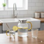 ست پارچ و لیوان پیرکس مدل شیاردار کد 5173-2