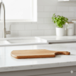 تخته برش سرو و گوشت چوبی دسته دار سایز کوچک