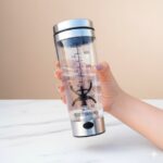 ماگ همزن دار آکرولیک بی دسته باطری خور