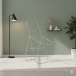 بند رخت دو بال استیل نیوهوم مدل 1001 - Image 3