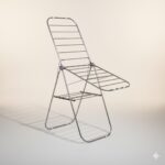 بند رخت دو بال استیل نیوهوم مدل 1001