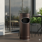 سطل بلند زیر سیگاری کوره ای - Image 2