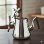 قوری استیل1 لیتری هرمی