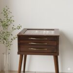 کنسول سرویس قاشق و چنگال چوبی مدل اورجینال