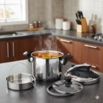 زودپز 7 لیتر استیل خارجی یونیک کد 8618 (درجه اقتصادی ) - Image 2