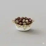 شکلات خوری سرامیکی طلایی کوچک یونیک کد 1669 - Image 2