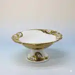 میوه خوری پایه دار سرامیک طلایی کوچک یونیک کد 1030 - Image 2