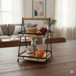 استند سرو کف چوبی 2 طبقه مربع یونیک کد 2925 - Image 2