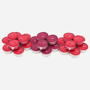 شمع معطر با رایحه توت قرمز ایکیا بسته 30 عددی مدل IKEA-SINNLIG